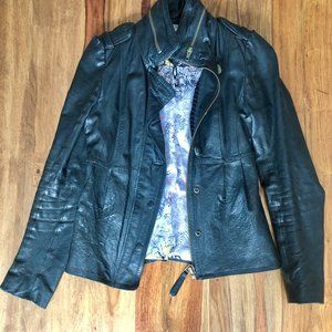 Mackage leather jacket